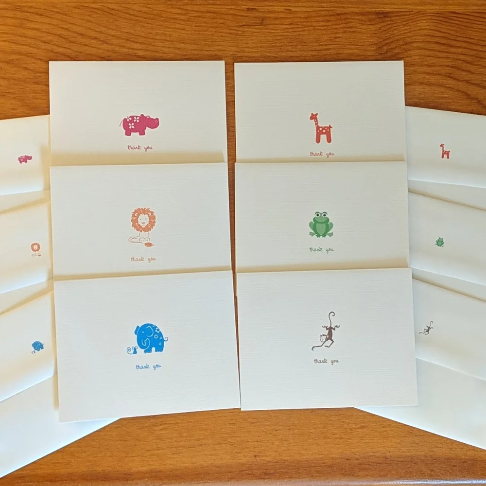 Box Set of Thank You Cards - assorted